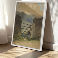 Gate to the Hills [Artwork on Stretched Canvas]