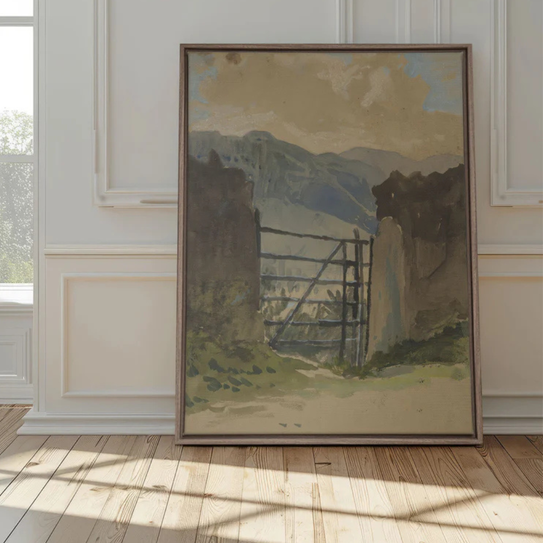 Gate to the Hills [Artwork on Stretched Canvas]