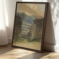 Gate to the Hills [Artwork on Stretched Canvas]