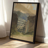 Gate to the Hills [Artwork on Stretched Canvas]