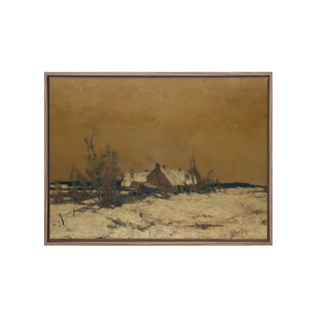 Silent House [Artwork on Stretched Canvas]