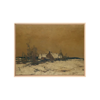 Silent House [Artwork on Stretched Canvas]