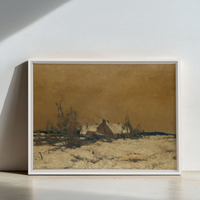 Silent House [Artwork on Stretched Canvas]