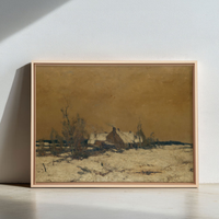 Silent House [Artwork on Stretched Canvas]