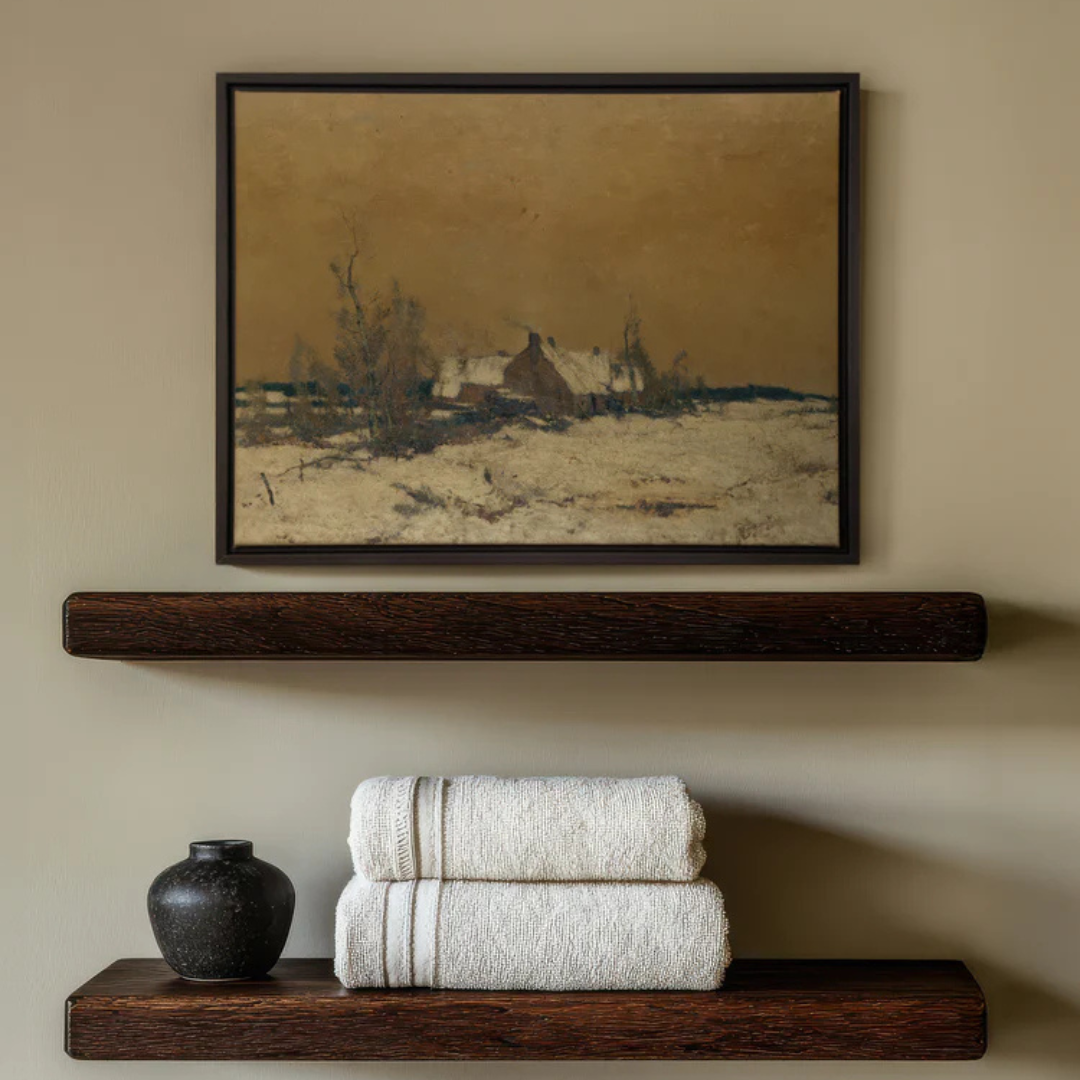 Silent House [Artwork on Stretched Canvas]