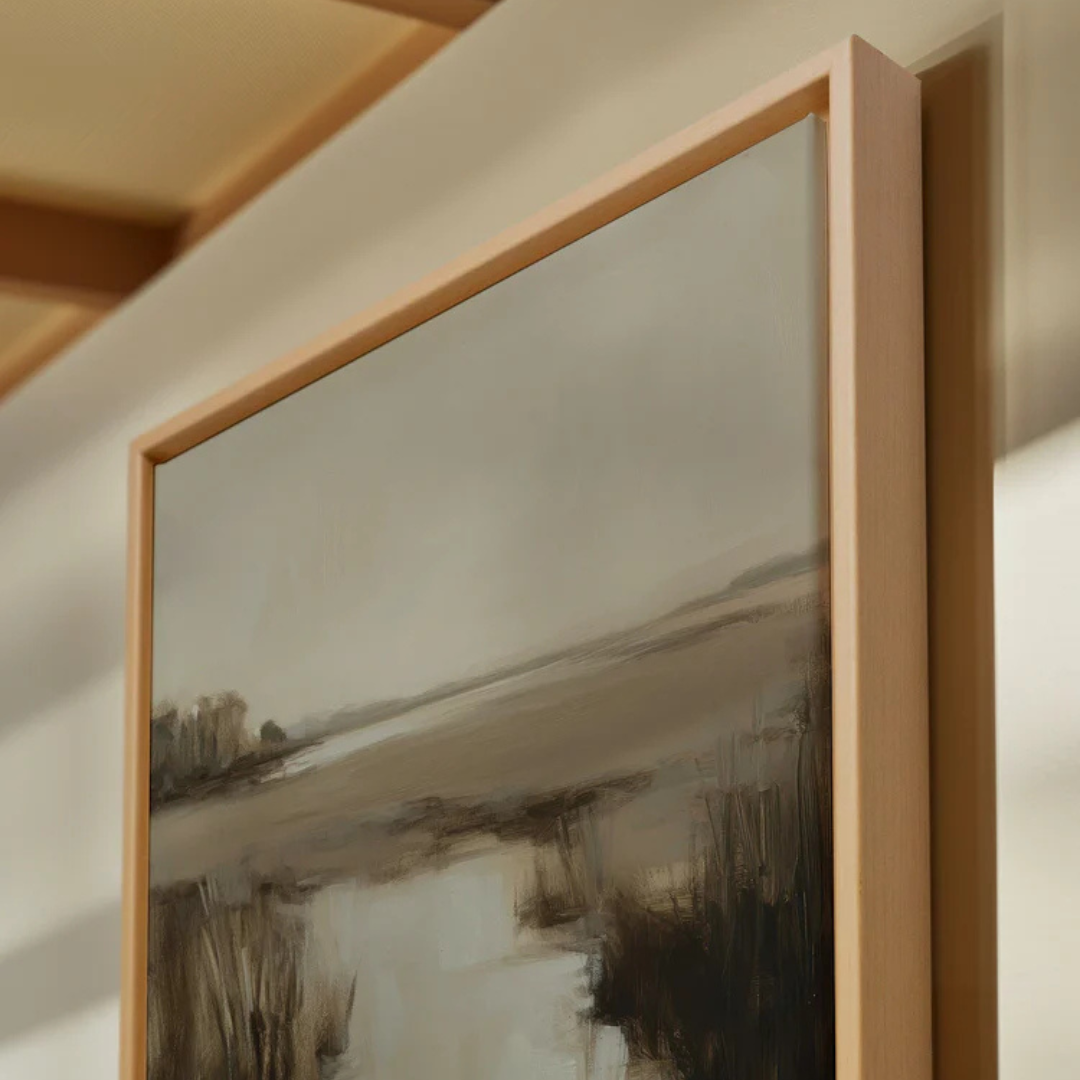 Misty Horizon [Artwork on Stretched Canvas]