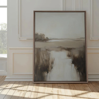 Misty Horizon [Artwork on Stretched Canvas]