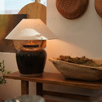 Leonne Vintage Pot Lamp - Empire Shade