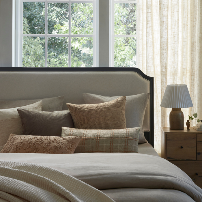 Parker Pillow [12" x 27" - Sage/Rust]