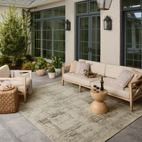 Saylor SAY-07 Indoor/Outdoor Rug [Ivory/Fog]