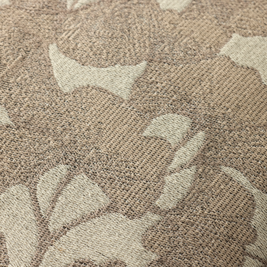 Sylva Pillow Cover [20" x 20" - Fawn Ivory/Silver]