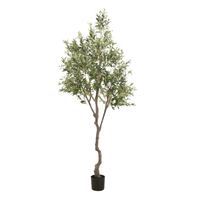 94" Faux Olive Tree