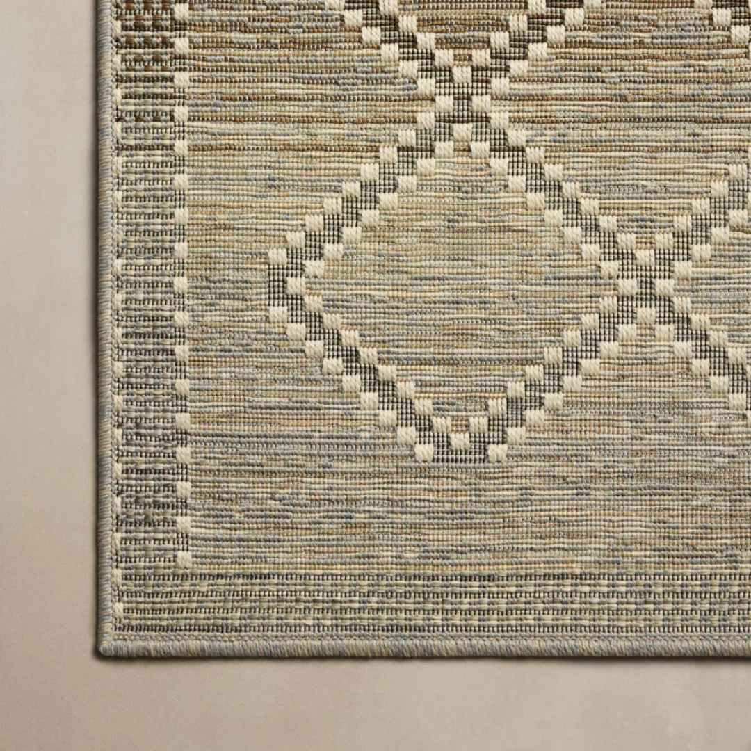 Saylor SAY-04 Indoor/Outdoor Rug [Stone/Ivory]