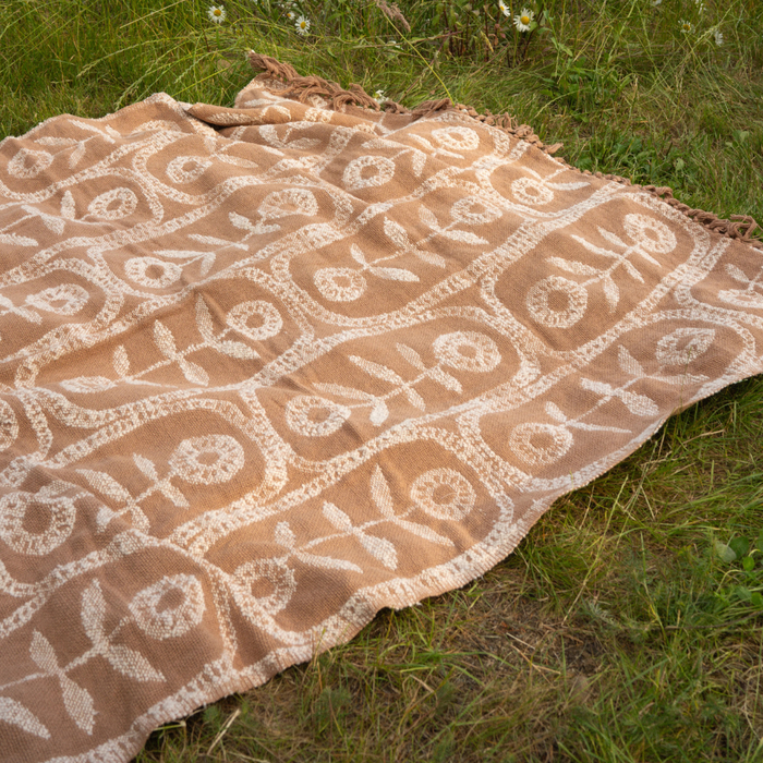 Marigold 50" x 60" Throw Blanket [Tawny]
