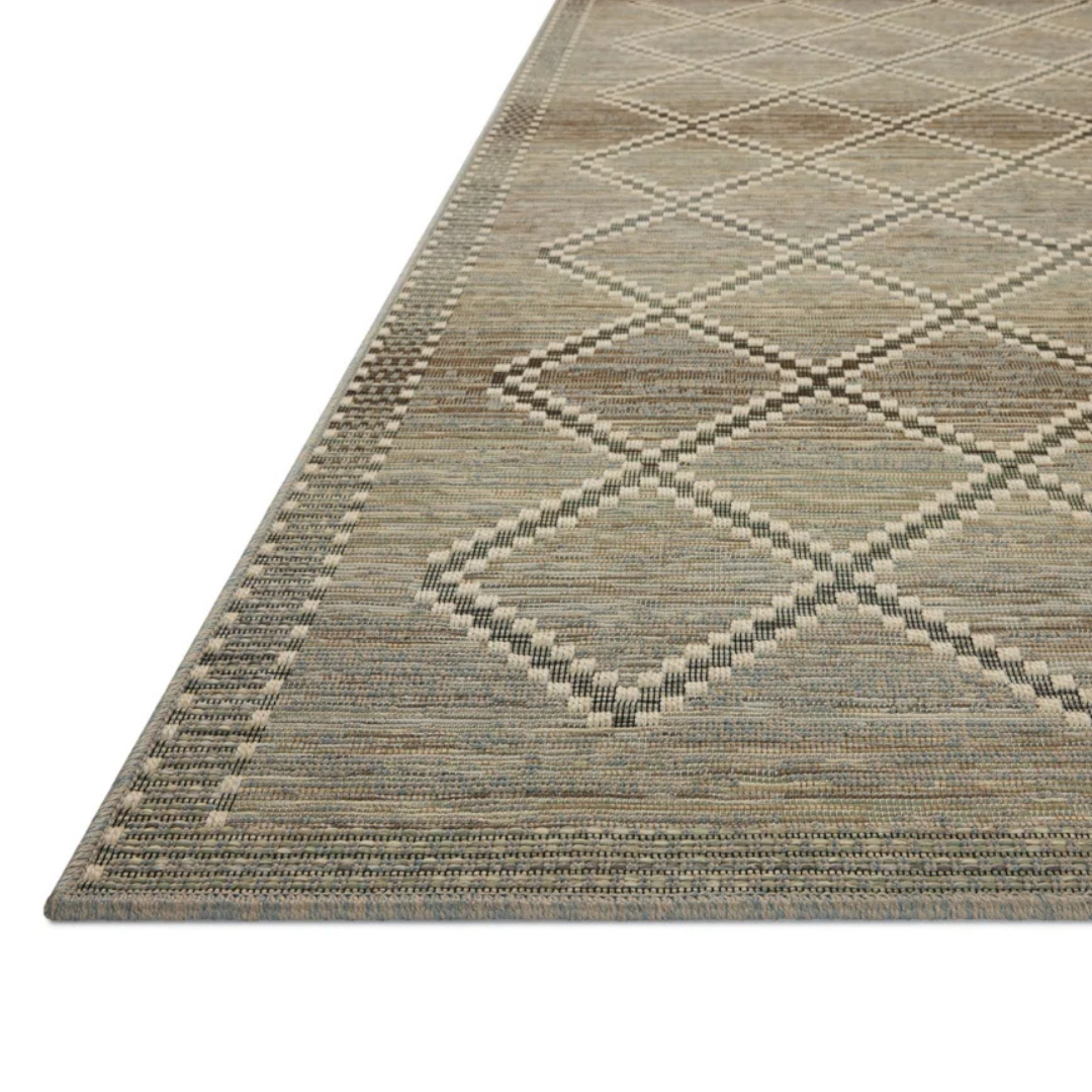 Saylor SAY-04 Indoor/Outdoor Rug [Stone/Ivory]