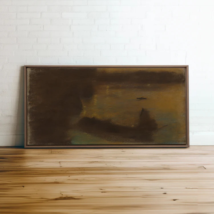 Ash Glow [Artwork on Stretched Canvas]