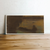 Ash Glow [Artwork on Stretched Canvas]