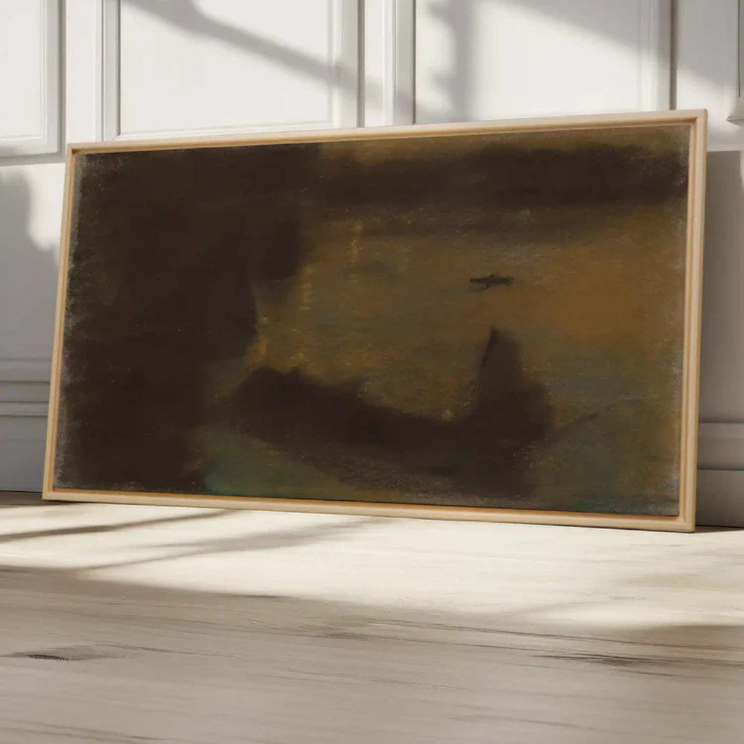 Ash Glow [Artwork on Stretched Canvas]