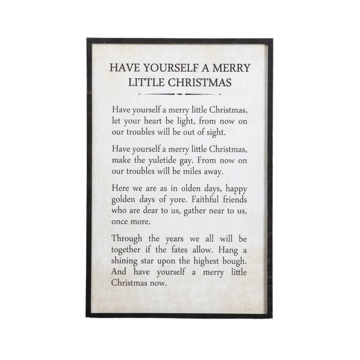 Merry Little Christmas Sign [20" x 30"]