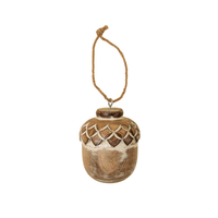Wooden Acorn Ornament