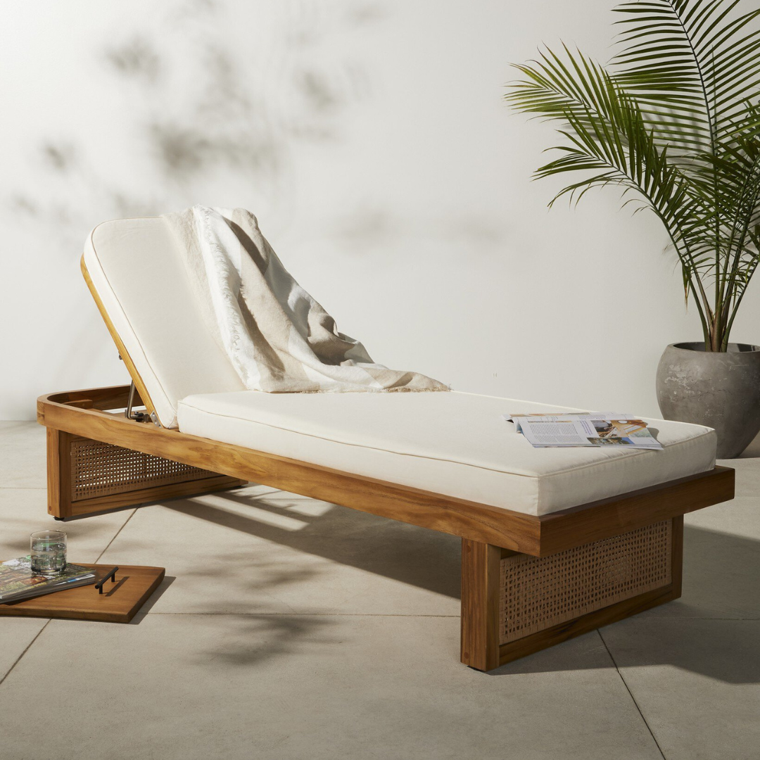 Moira Outdoor Chaise Lounge