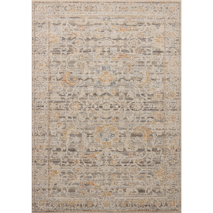 Milena MLE-05 Rug [Charcoal/Apricot]