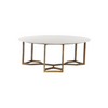 Nala Coffee Table Raw Brass