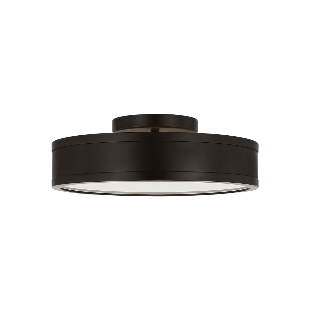 Dupont 12" Round Semi Flush Mount