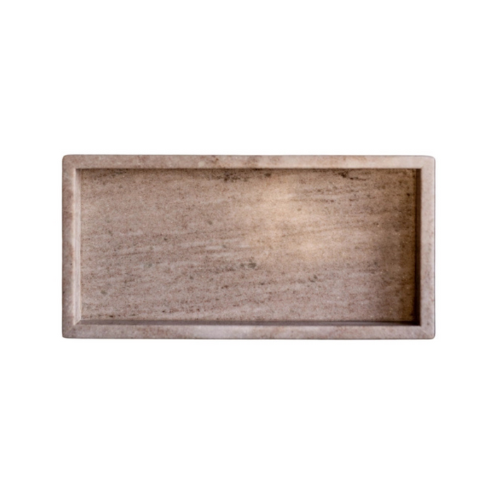 Hand Cut Stone Tray [12" x 6"]