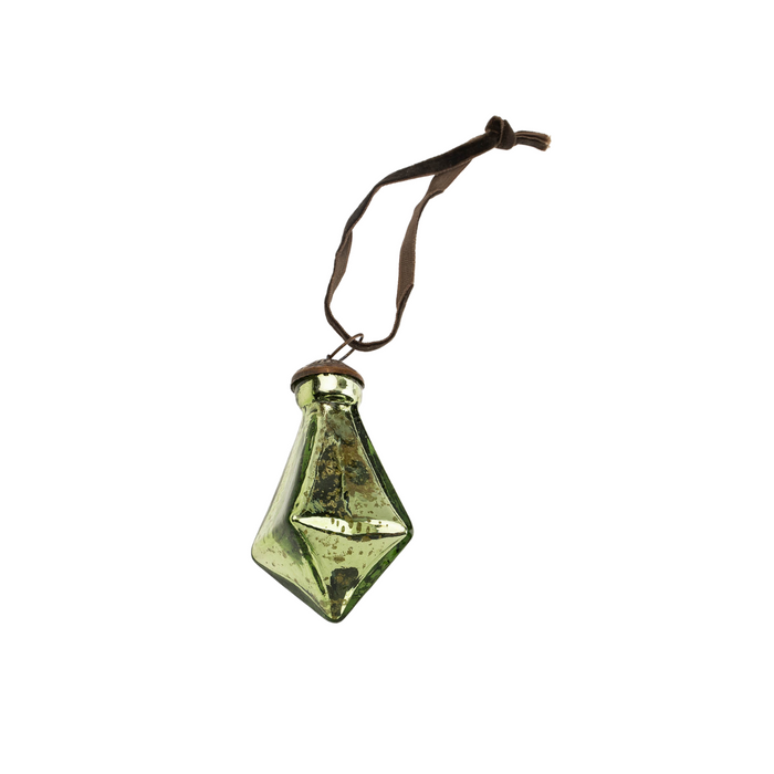 Diamond Droplet Small Ornament [Jade]