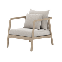 Nolan Outdoor Chair - Washed Brown