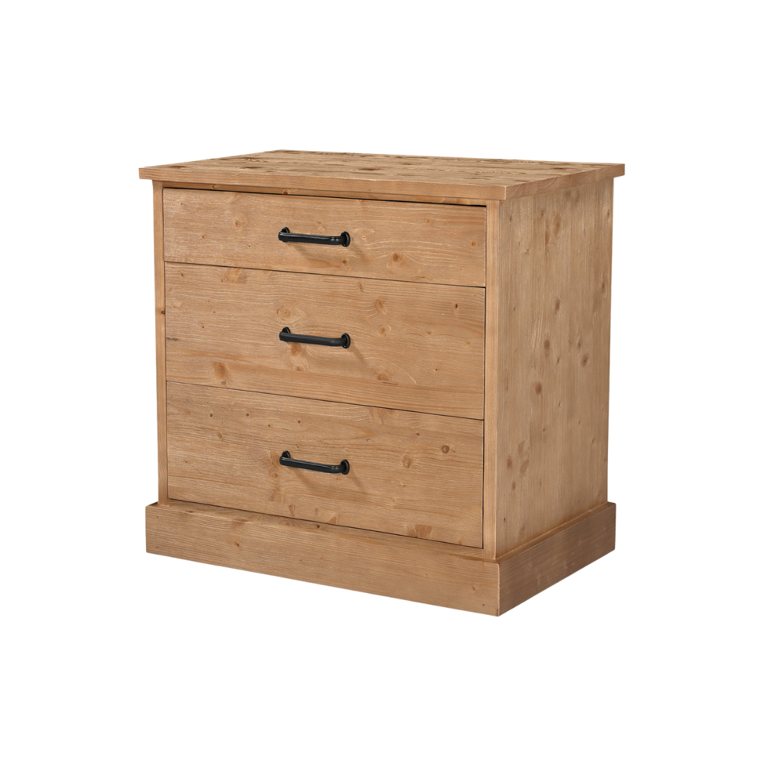 Thiago 3-Drawer Nightstand