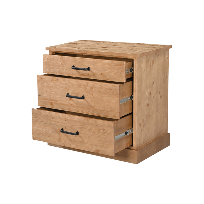 Thiago 3-Drawer Nightstand