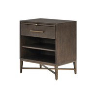 Milo 1-Drawer Charging Nightstand