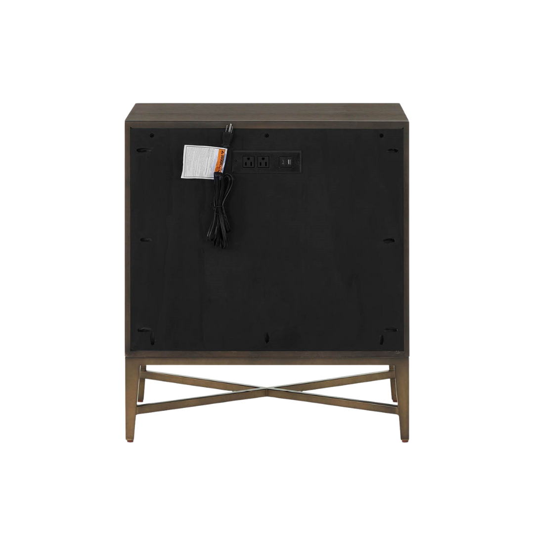 Milo 1-Drawer Charging Nightstand