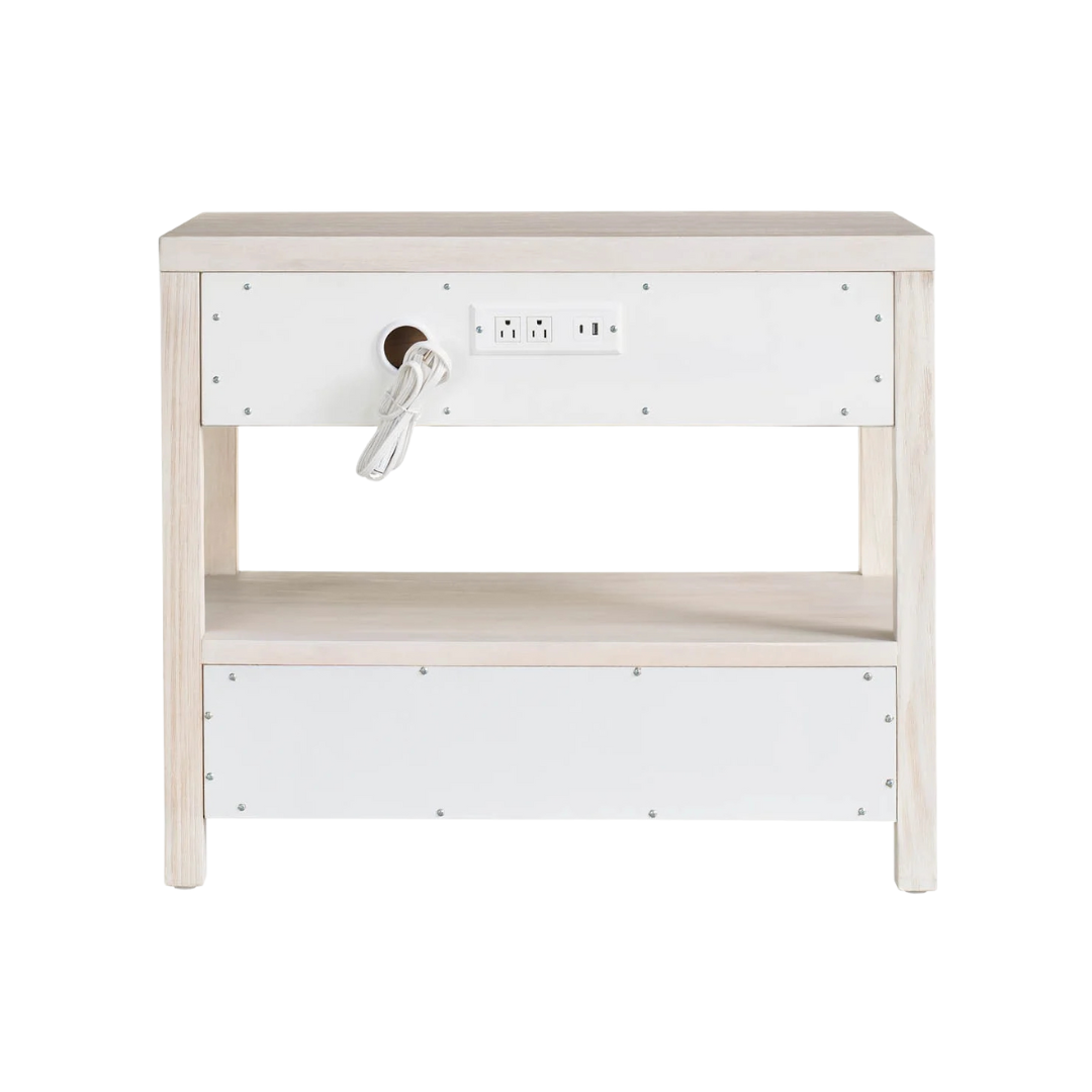 Darcy Lattice Charging Nightstand