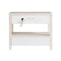 Darcy Lattice Charging Nightstand