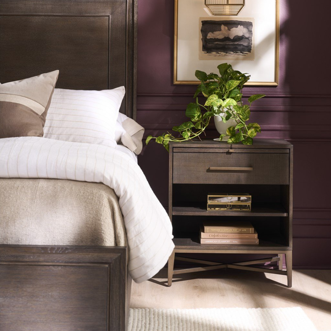 Milo 1-Drawer Charging Nightstand