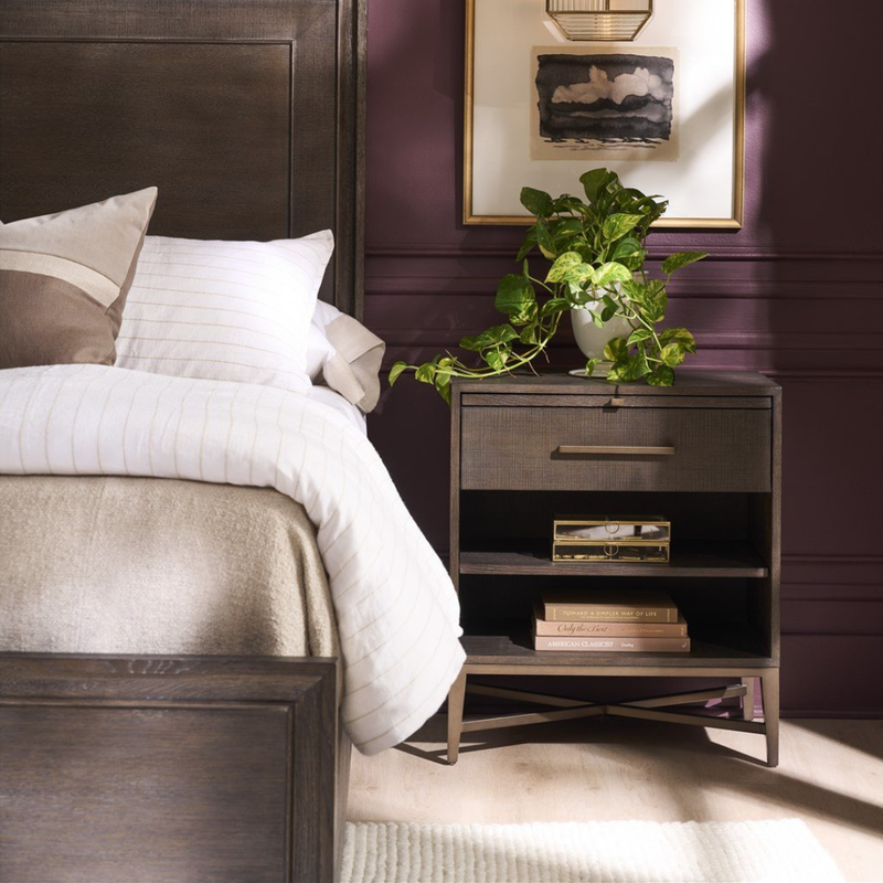 Milo 1-Drawer Charging Nightstand