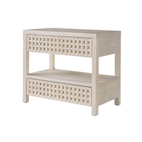 Darcy Lattice Charging Nightstand