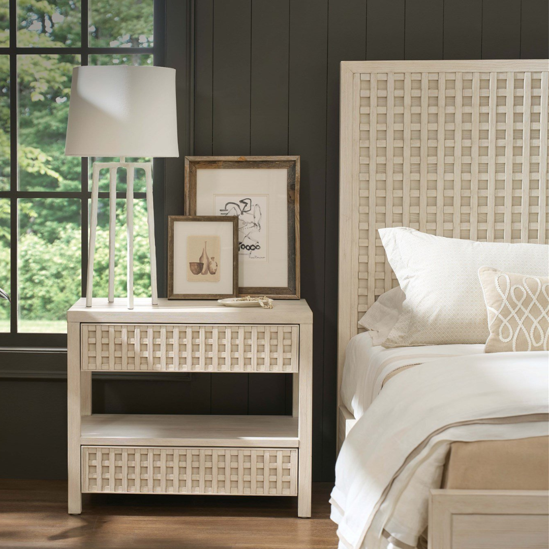 Darcy Lattice Charging Nightstand