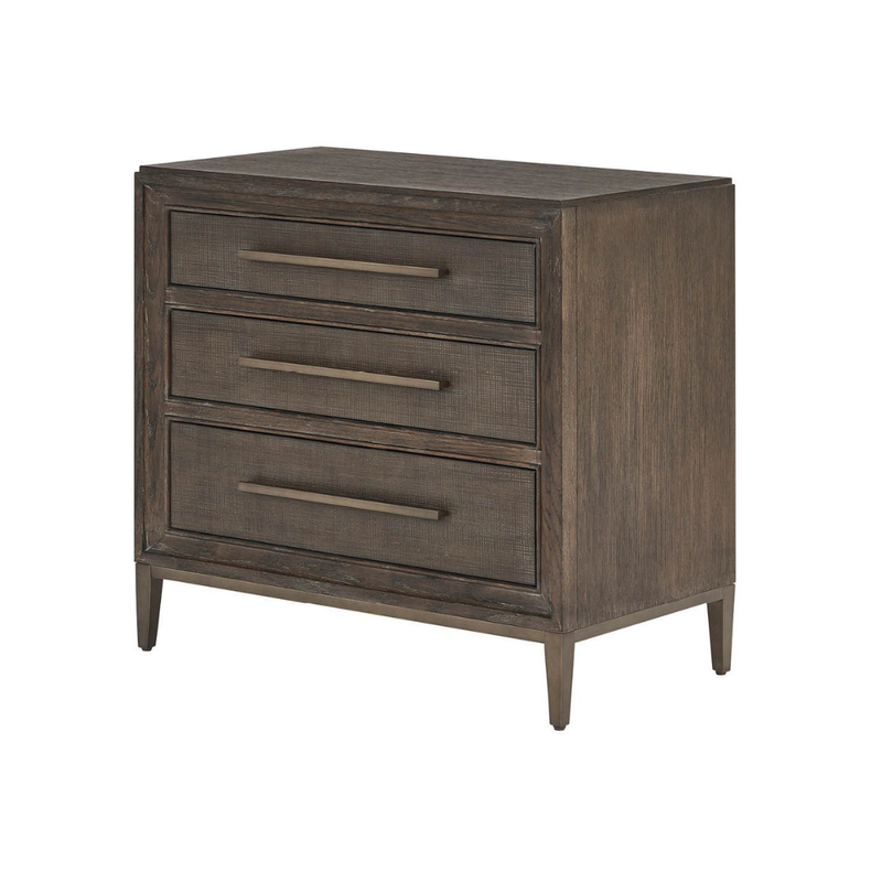 Milo 3-Drawer Charging Nightstand