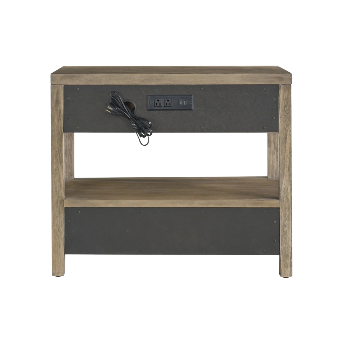 Darcy Lattice Charging Nightstand