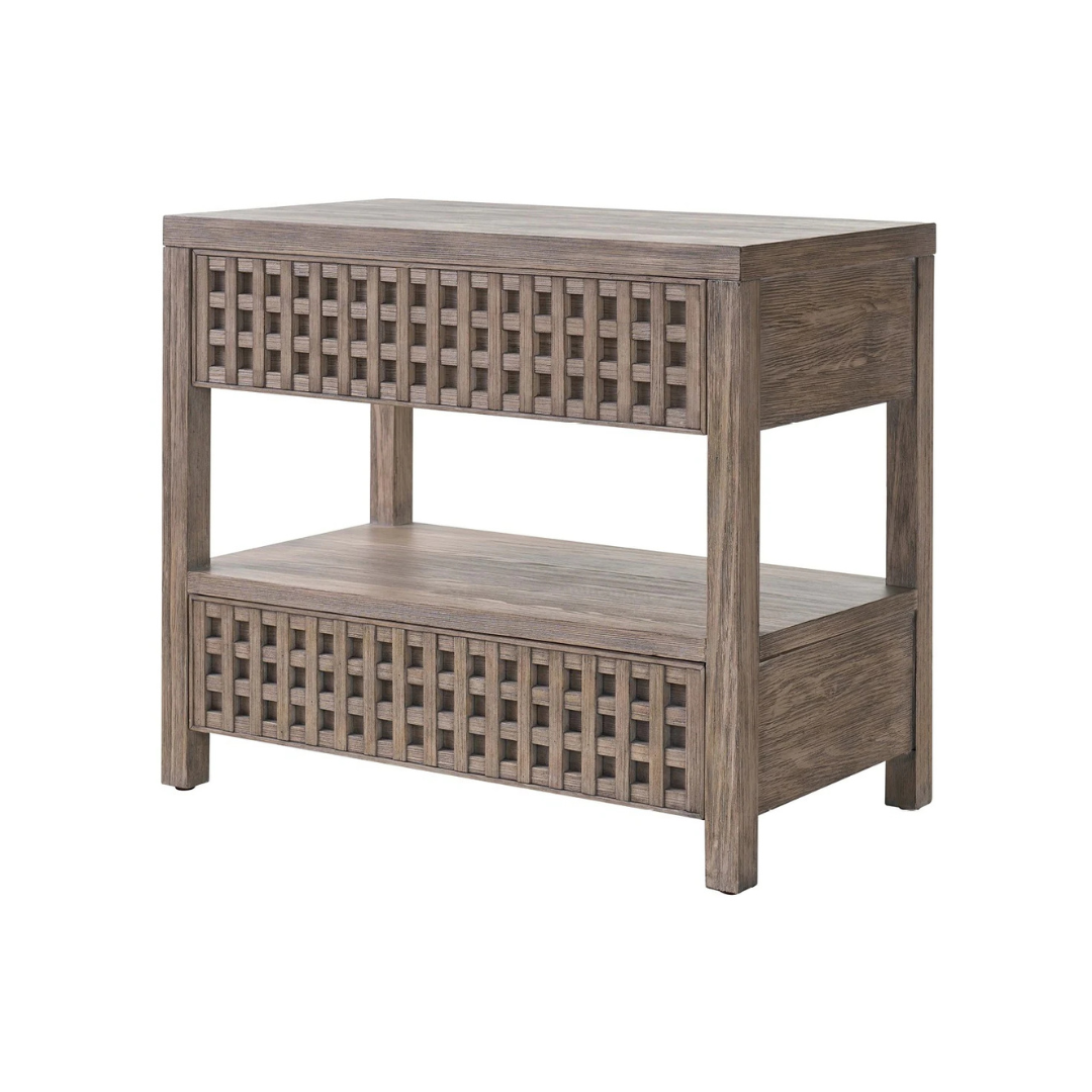 Darcy Lattice Charging Nightstand
