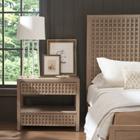 Darcy Lattice Charging Nightstand