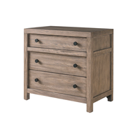 Darcy 3-Drawer Charging Nightstand