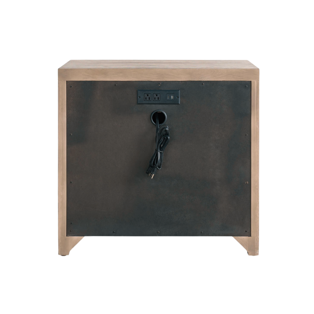 Darcy 3-Drawer Charging Nightstand