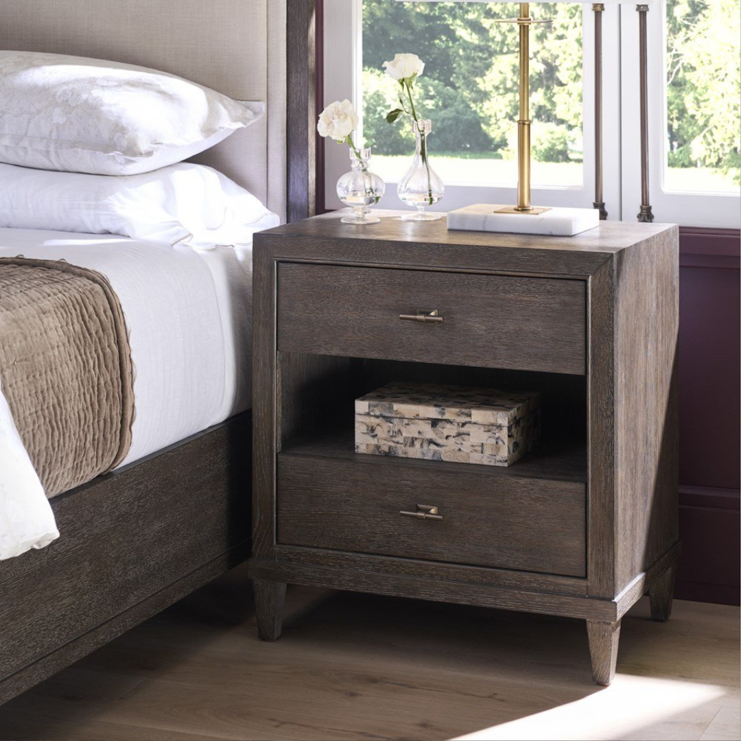 Milo II 2-Drawer Charging Nightstand