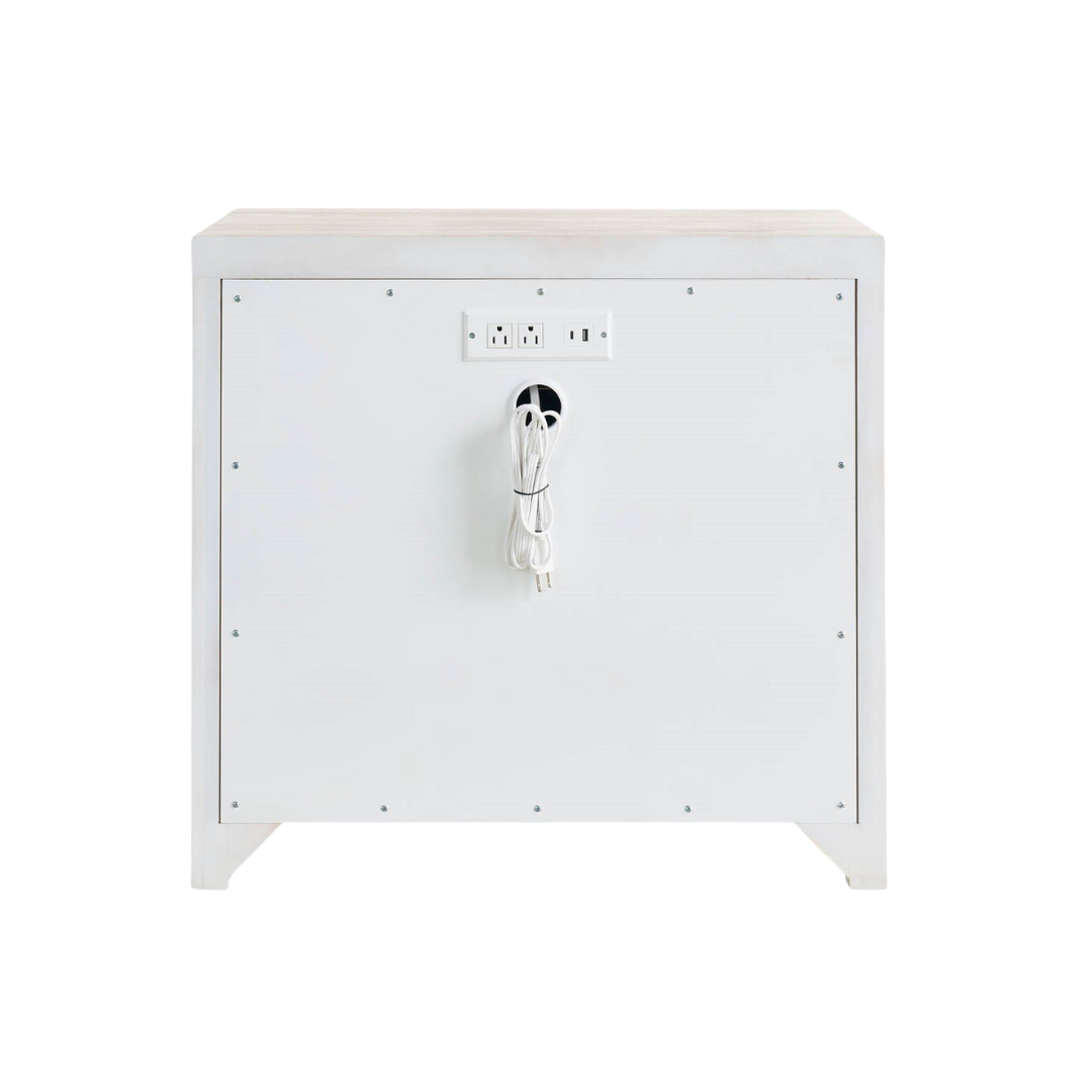 Darcy 3-Drawer Charging Nightstand