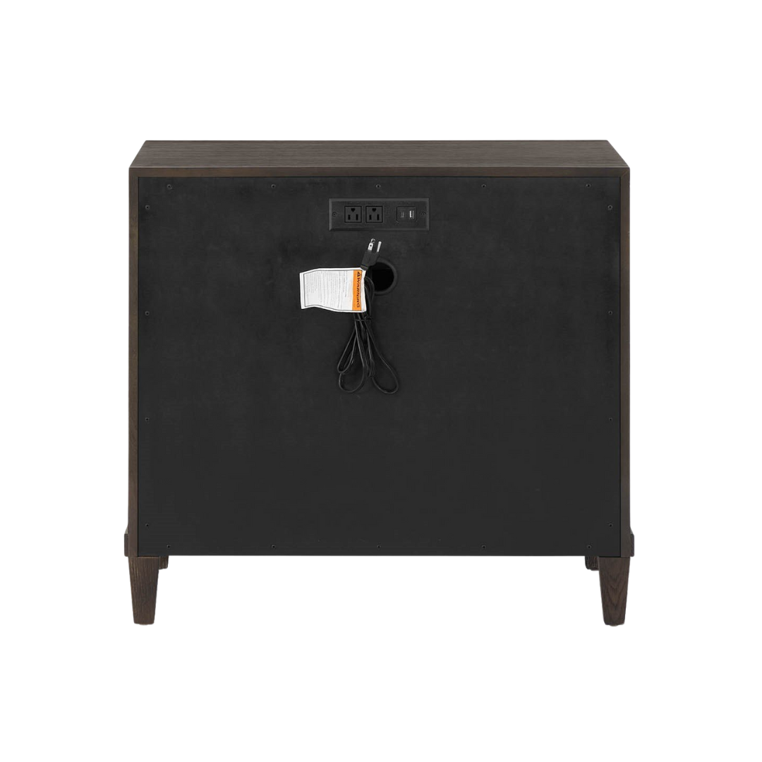 Milo II 3-Drawer Charging Nightstand